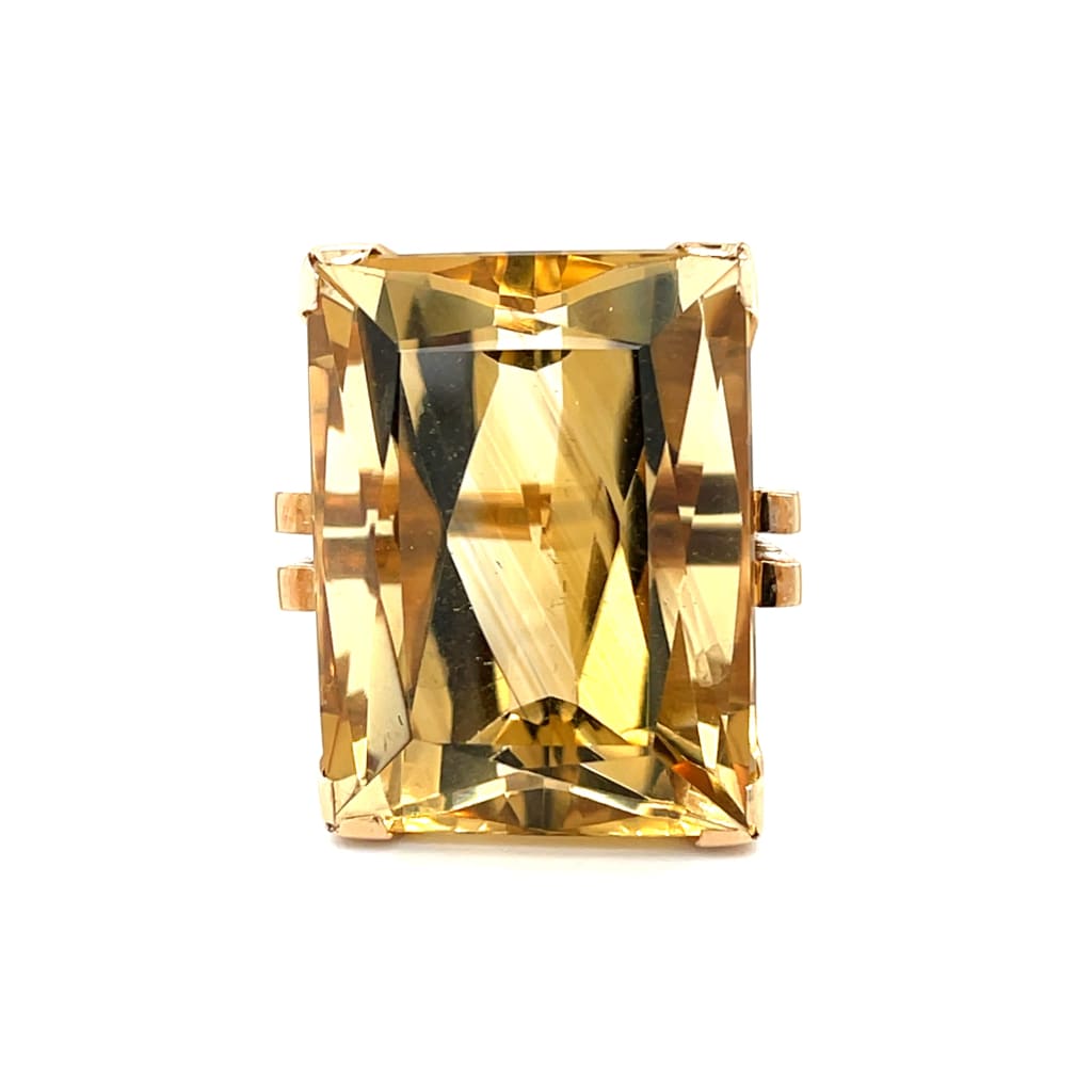 Estate Citrine Ring in 14k Yellow Gold at Regard Jewelry in
