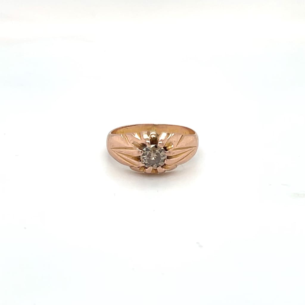 Estate Cognac Diamond Ring at Regard Jewelry in Austin Texas