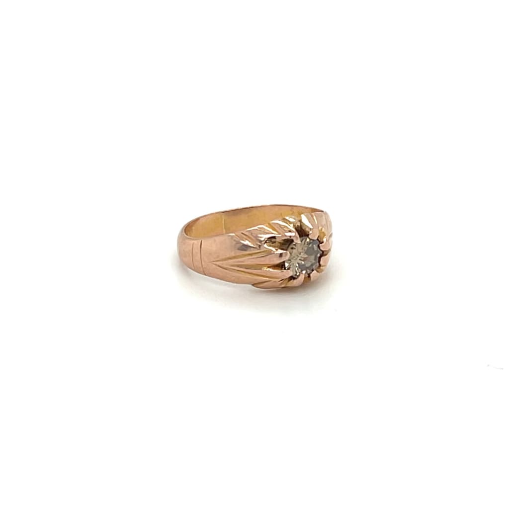 Estate Cognac Diamond Ring at Regard Jewelry in Austin Texas