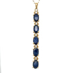 Load image into Gallery viewer, Estate Sapphire and Diamond Necklace at Regard Jewelry in
