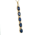 Load image into Gallery viewer, Estate Sapphire and Diamond Necklace at Regard Jewelry in
