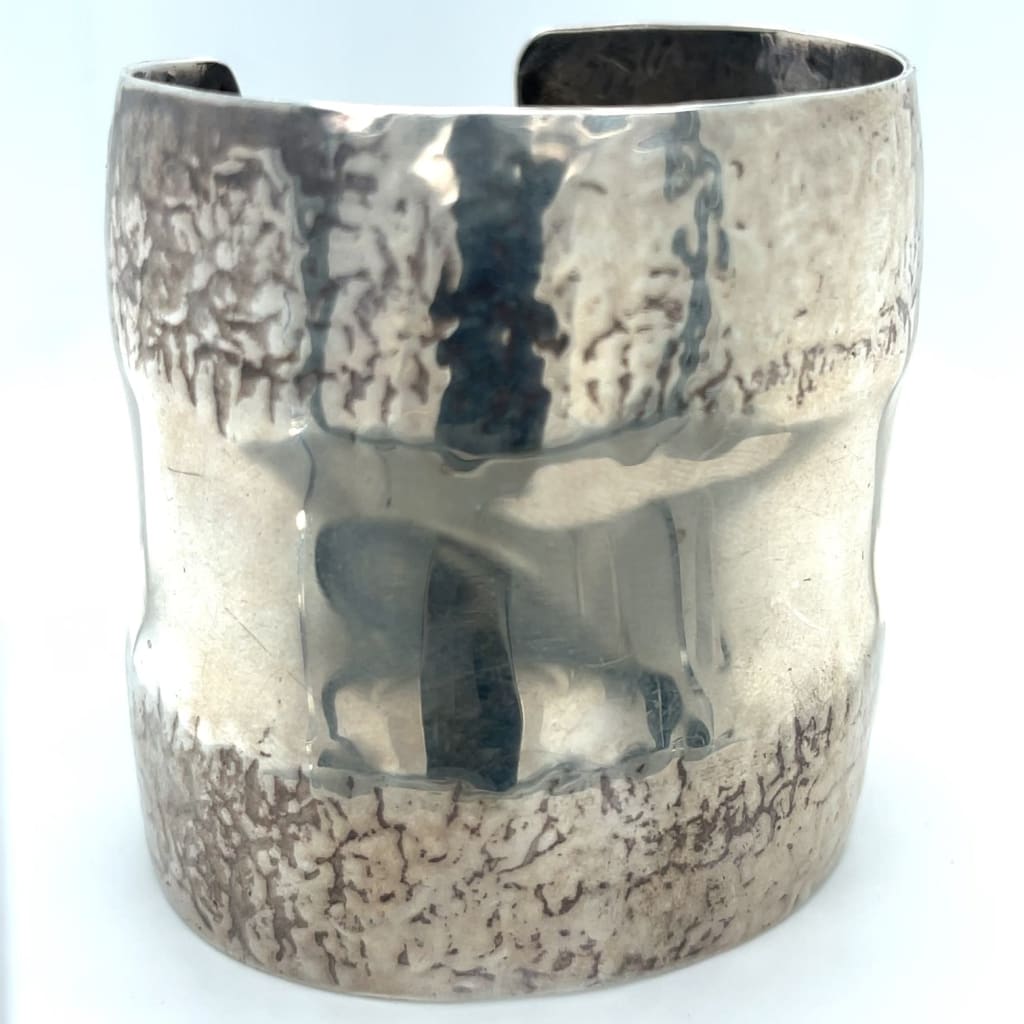 Estate Silver Cuff Bracelet at Regard Jewelry in Austin