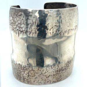 Estate Silver Cuff Bracelet at Regard Jewelry in Austin