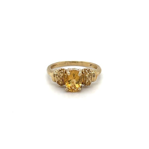 Estate Yellow Tourmaline Ring at Regard Jewelry in Austin