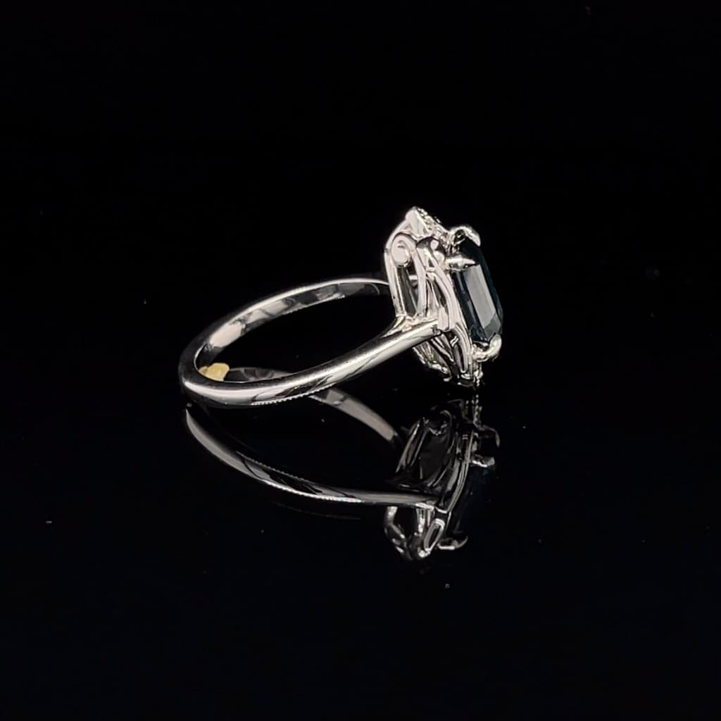 Ethiopian Sapphire and Diamond Ring Regard Jewelry Austin