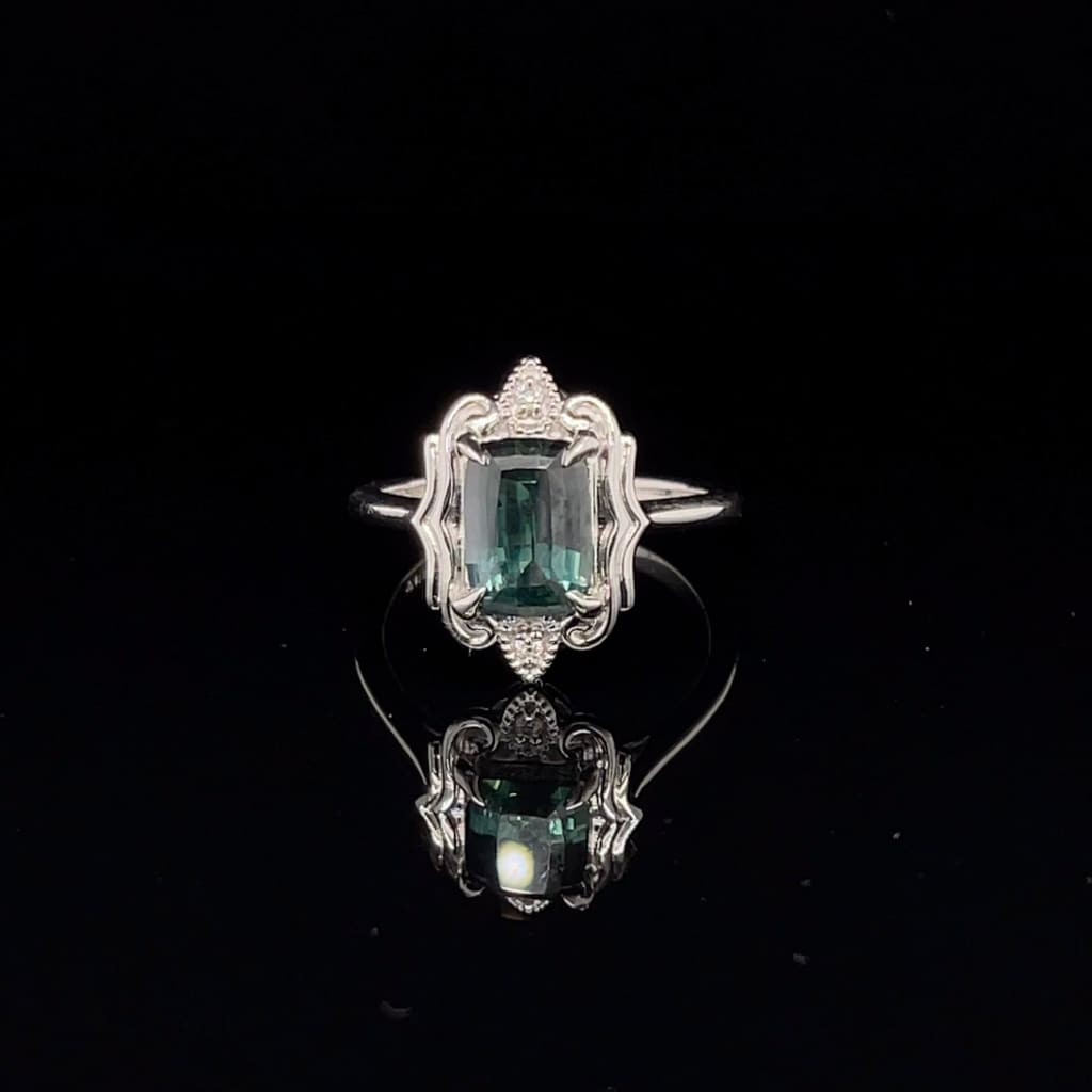 Ethiopian Sapphire and Diamond Ring Regard Jewelry Austin