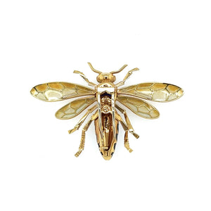 Cartier Plique A Jour Wings Bee Brooch Regard Jewelry Austin, Texas