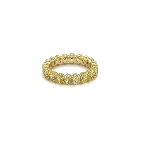 Fancy Intense Yellow Diamond Eternity Band at Regard Jewelry