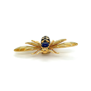 Cartier Plique A Jour Wings Bee Brooch Regard Jewelry Austin, Texas