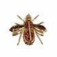 14K YG Pave 1.00tcw Ruby Bee Brooch Pendant 3.5g Regard Jewelry Austin Texas