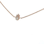 Load image into Gallery viewer, Hamsa Hand Diamond Bracelet 18k Rose Gold at Regard Jewelry
