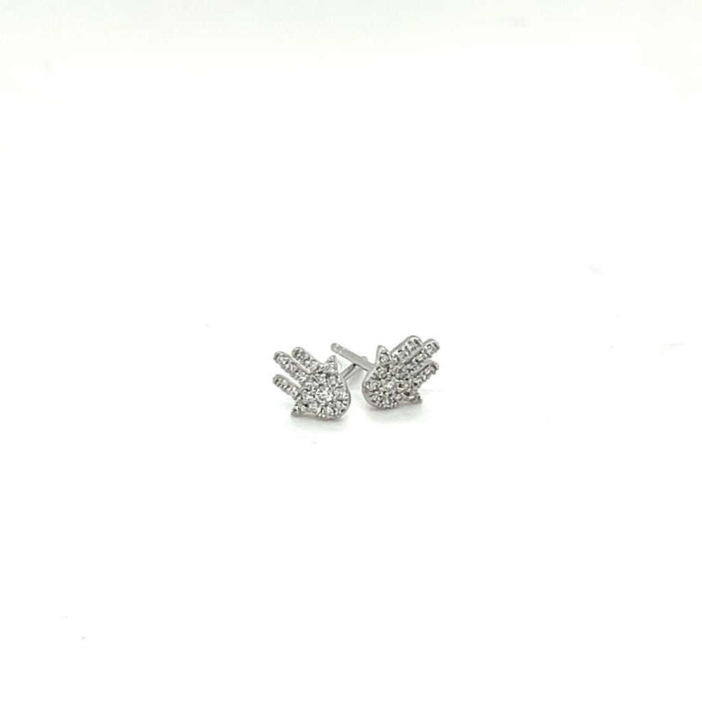 Hamsa Hand Diamond Earrings at Regard Jewelry in Austin