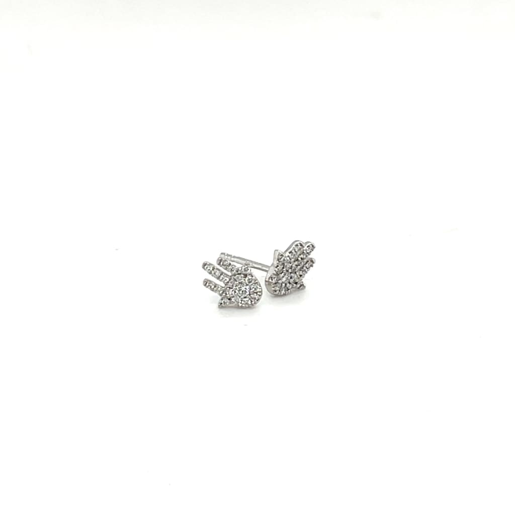 Hamsa Hand Diamond Earrings at Regard Jewelry in Austin