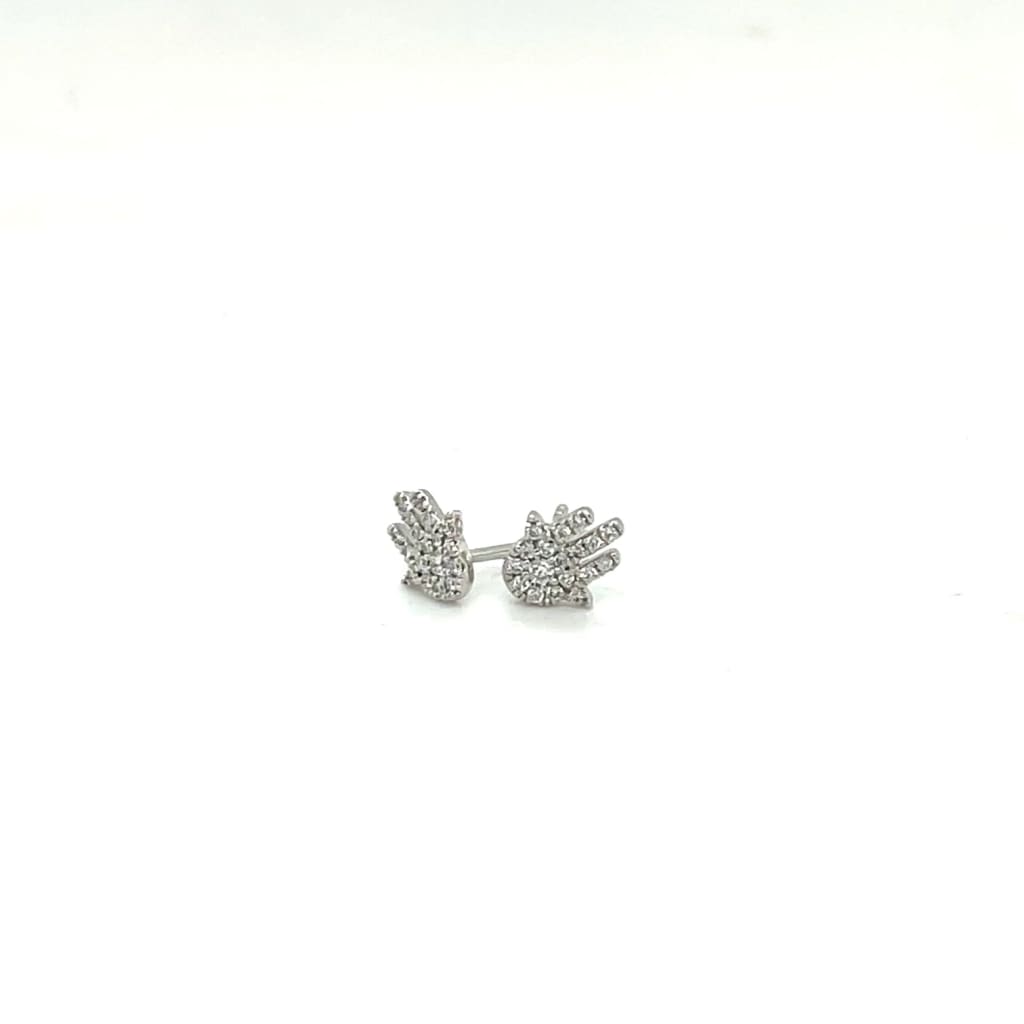 Hamsa Hand Diamond Earrings at Regard Jewelry in Austin