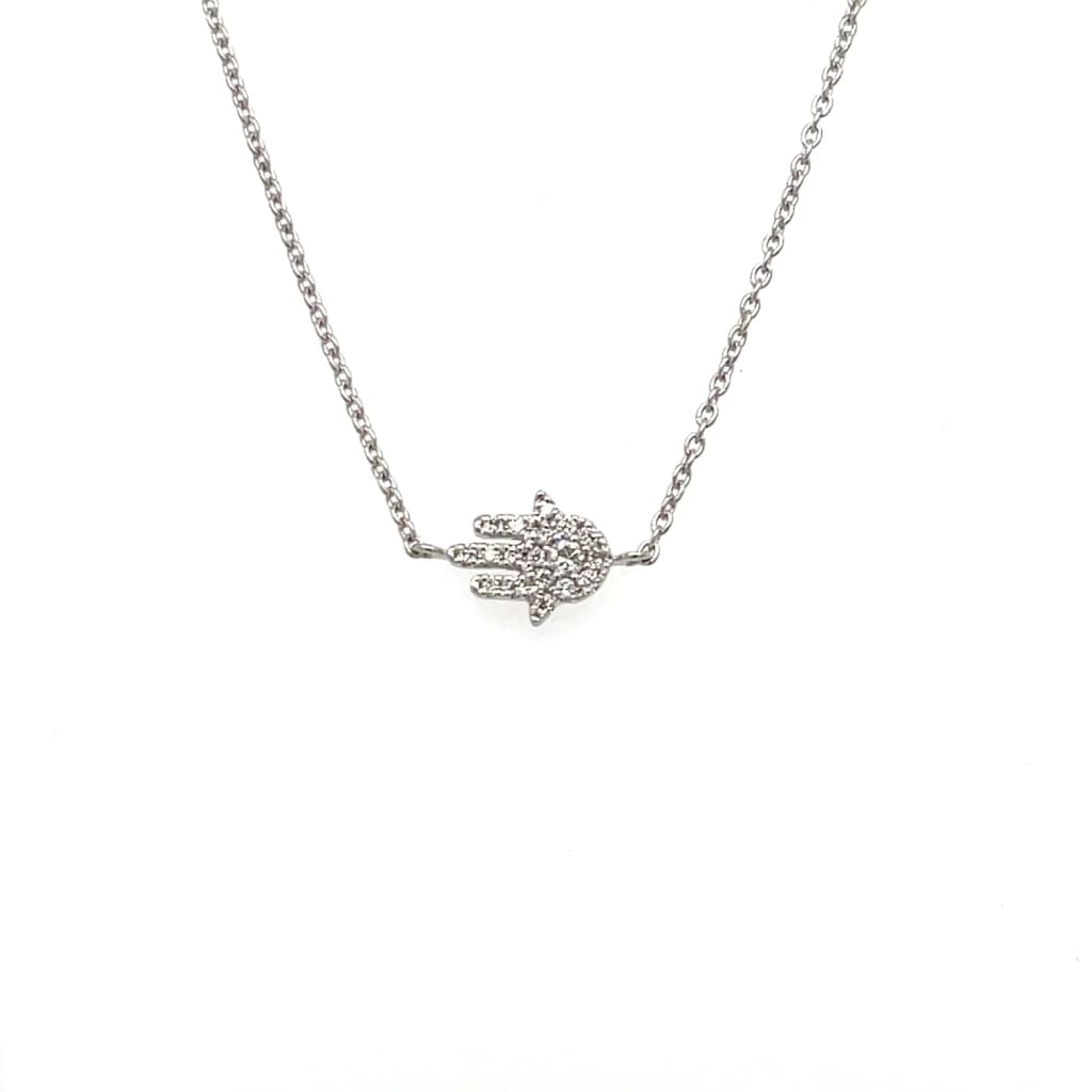 Hamsa Hand Diamond Necklace at Regard Jewelry in Austin