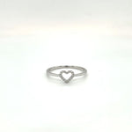 Load image into Gallery viewer, Heart Ring with Diamonds at Regard Jewelry in Austin Texas -
