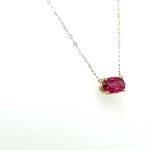 Load image into Gallery viewer, Pink Tourmaline Necklace 14k Yellow Gold at Regard Jewelry
