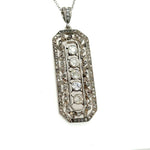 Load image into Gallery viewer, Platinum Edwardian Diamond Pendant at Regard Jewelry in
