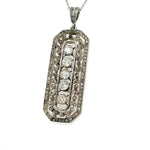 Load image into Gallery viewer, Platinum Edwardian Diamond Pendant at Regard Jewelry in
