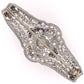 Platinum Art Deco European Cut Diamond Filigree & Milgrain Brooch Pin | Regard Jewelry Austin Texas