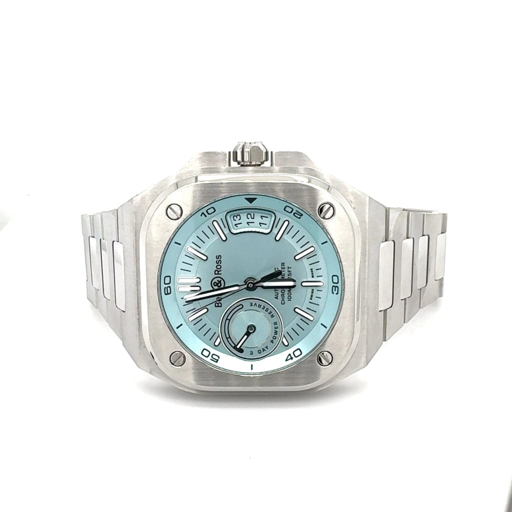 Pre-Owned Bell & Ross BR-X5 Ice Blue Steal 41 mm Watch at