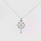 Vintage-Inspired Diamond Filigree Pendant Necklace — White Gold Regard Jewelry Austen Texas