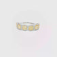 Fancy Intense Yellow Diamond Halo Eternity Ring in White Gold Regard Jewelry Austen Texas