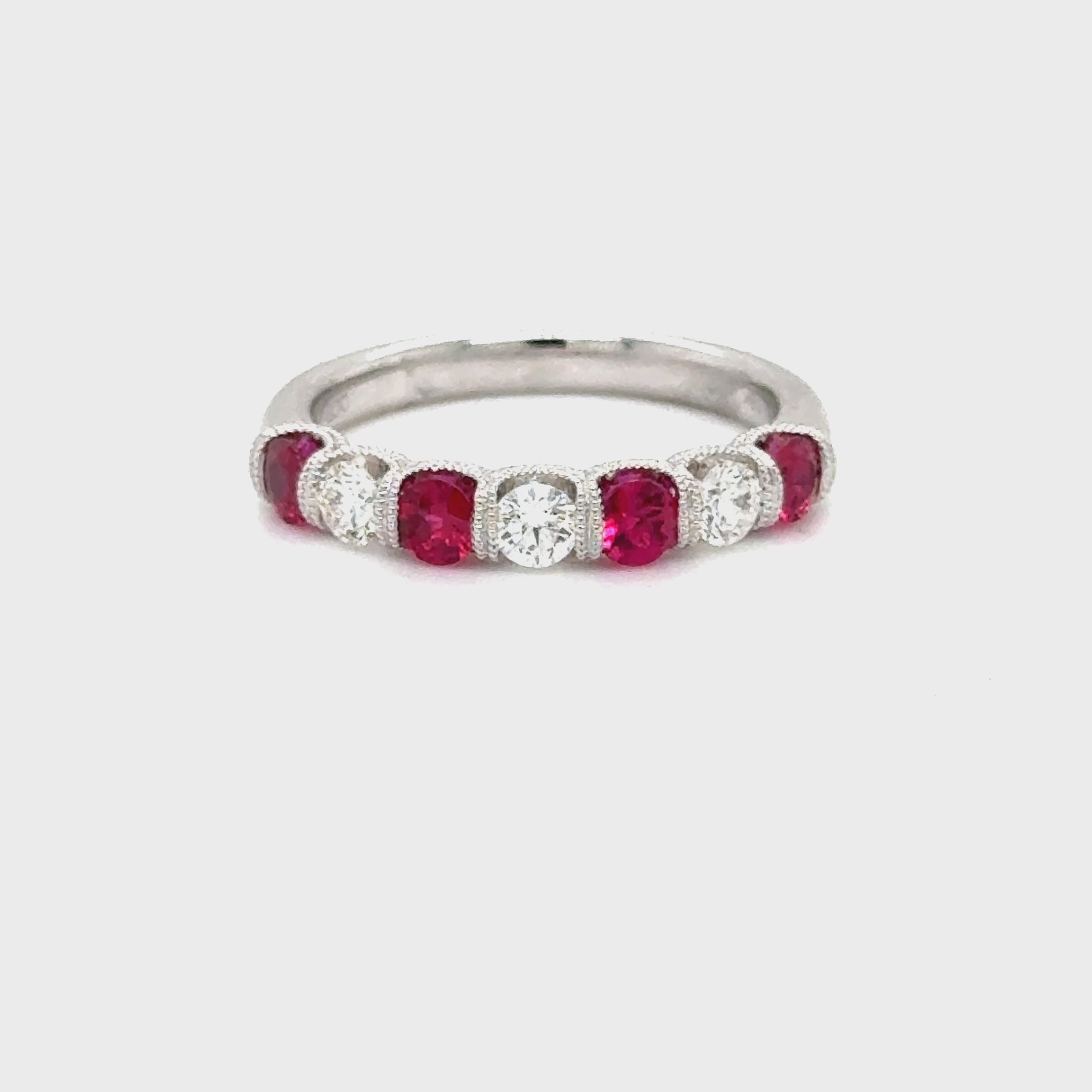 Ruby and Diamond Band at Regard Jewelry in Austin, Texas