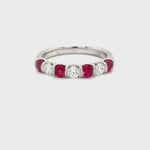Load and play video in Gallery viewer, Ruby and Diamond Band at Regard Jewelry in Austin, Texas
