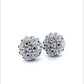 Dome Cluster Sapphire and Diamond Earrings at Regard Jewelry in Austin, Texas