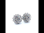 Load and play video in Gallery viewer, Dome Cluster Sapphire and Diamond Earrings at Regard Jewelry in Austin, Texas
