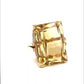 Estate Citrine Ring in 14k Yellow Gold at Regard Jewelry in Austin, Texas
