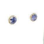 Load image into Gallery viewer, Purple Tanzanite Earrings at Regard Jewelry in Austin Texas
