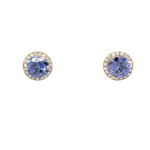 Purple Tanzanite Earrings at Regard Jewelry in Austin Texas