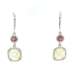 Rare Diamond Slice Earrings at Regard Jewelry in Austin, Texas. - Regard Jewelry