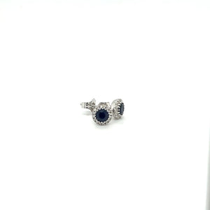 Sapphire and Diamond Earrings at Regard Jewelry in Austin