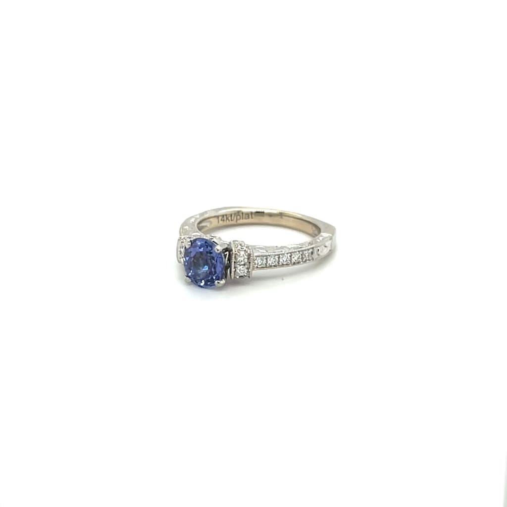 Sapphire and Diamond Ring at Regard Jewelry in Austin Texas