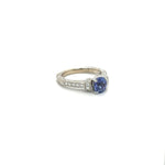 Load image into Gallery viewer, Sapphire and Diamond Ring at Regard Jewelry in Austin Texas
