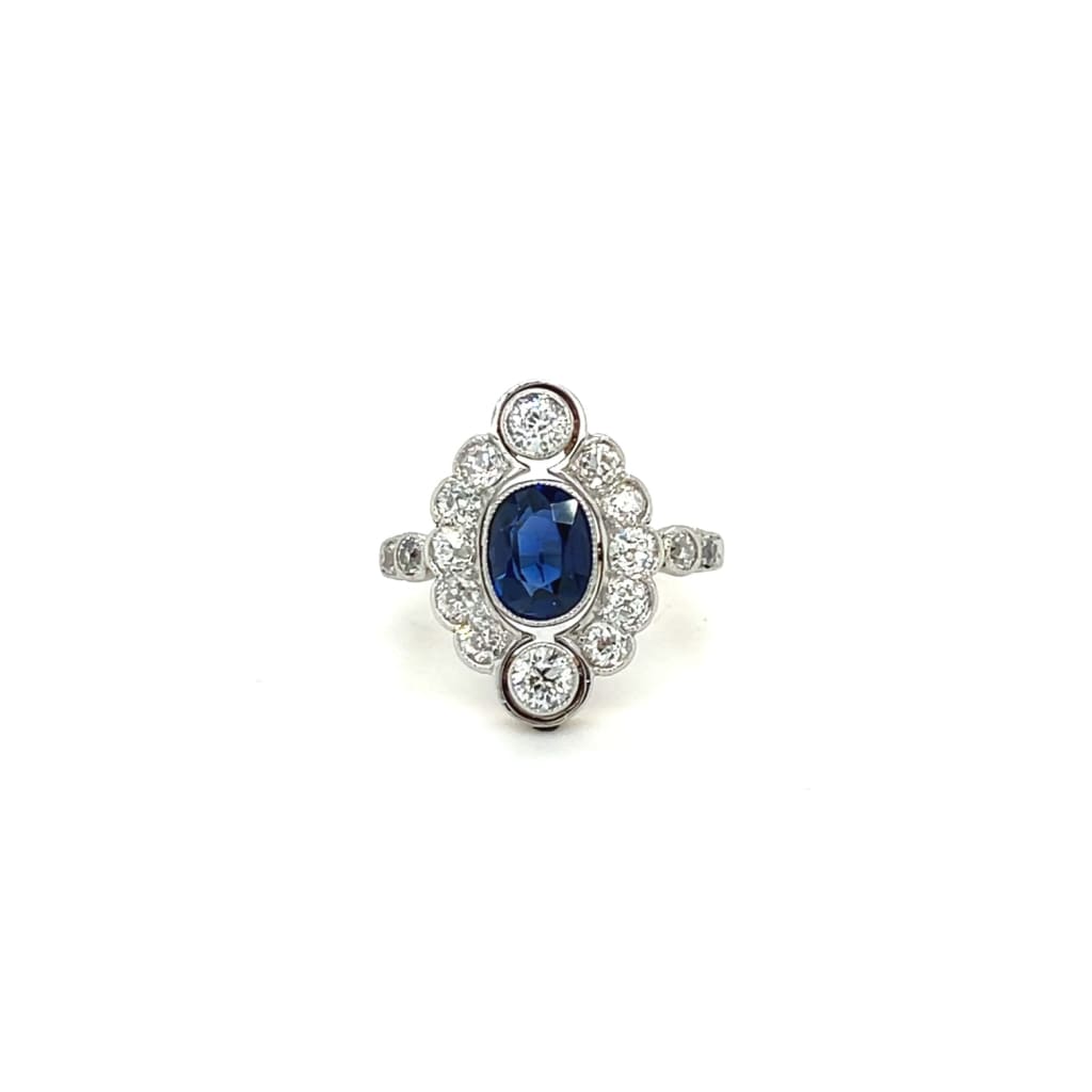 Sapphire and Diamond Ring at Regard Jewlery in Austin Texas