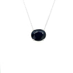 Load image into Gallery viewer, Sapphire Necklace 14k White Gold Chain at Regard Jewelry in
