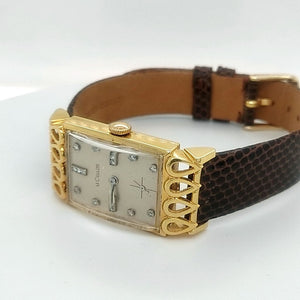 Vintage LeCoultre Gold and Diamond Watch at Regard Jewelry