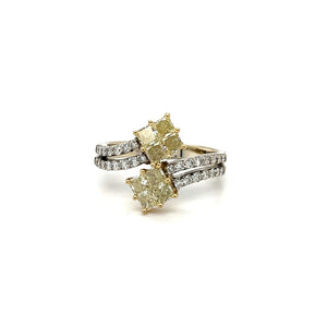 Yellow Diamond with Diamond Accents Ring at Regard Jewelry