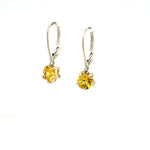 Load image into Gallery viewer, Yellow Sapphire Earrings 14k Yellow and White Gold at Regard
