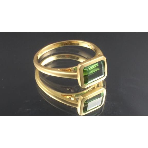 1.62ct Green Tourmaline Ring at Regard Jewelry in Austin, TX - Regard Jewelry