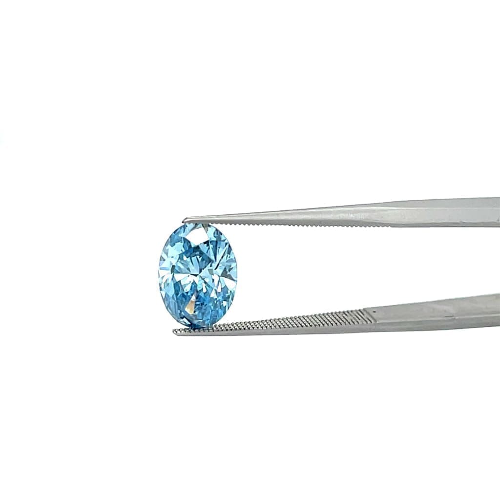 1.83 CT OVAL FANCY VIVID BLUE LAB-GROWN DIAMOND, IGI CERTIFED, VS2 CLARITY AT REGARD JEWELRY IN - Regard Jewelry