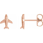 Load image into Gallery viewer, 14K Airplane Earrings at Regard Jewelry in Austin, Texas - Regard Jewelry
