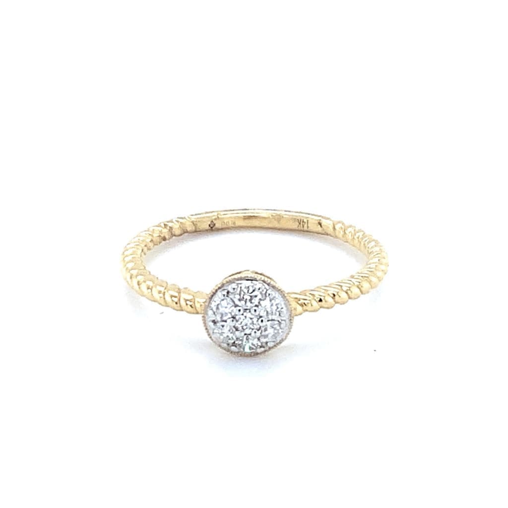 14K CLUSTER TW .17 DIAMOND RING IN AUSTIN, TX. - Regard Jewelry