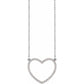 14K Gold 1/4 CTW Diamond Heart 16" Necklace at Regard Jewelry in Austin, Texas - Regard Jewelry