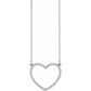 14K Gold 1/4 CTW Diamond Heart 16" Necklace at Regard Jewelry in Austin, Texas - Regard Jewelry