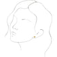 14K Gold 8.7x6.5 mm Tiny Diamond Earrings at Regard Jewelry in Austin, Texas - Regard Jewelry